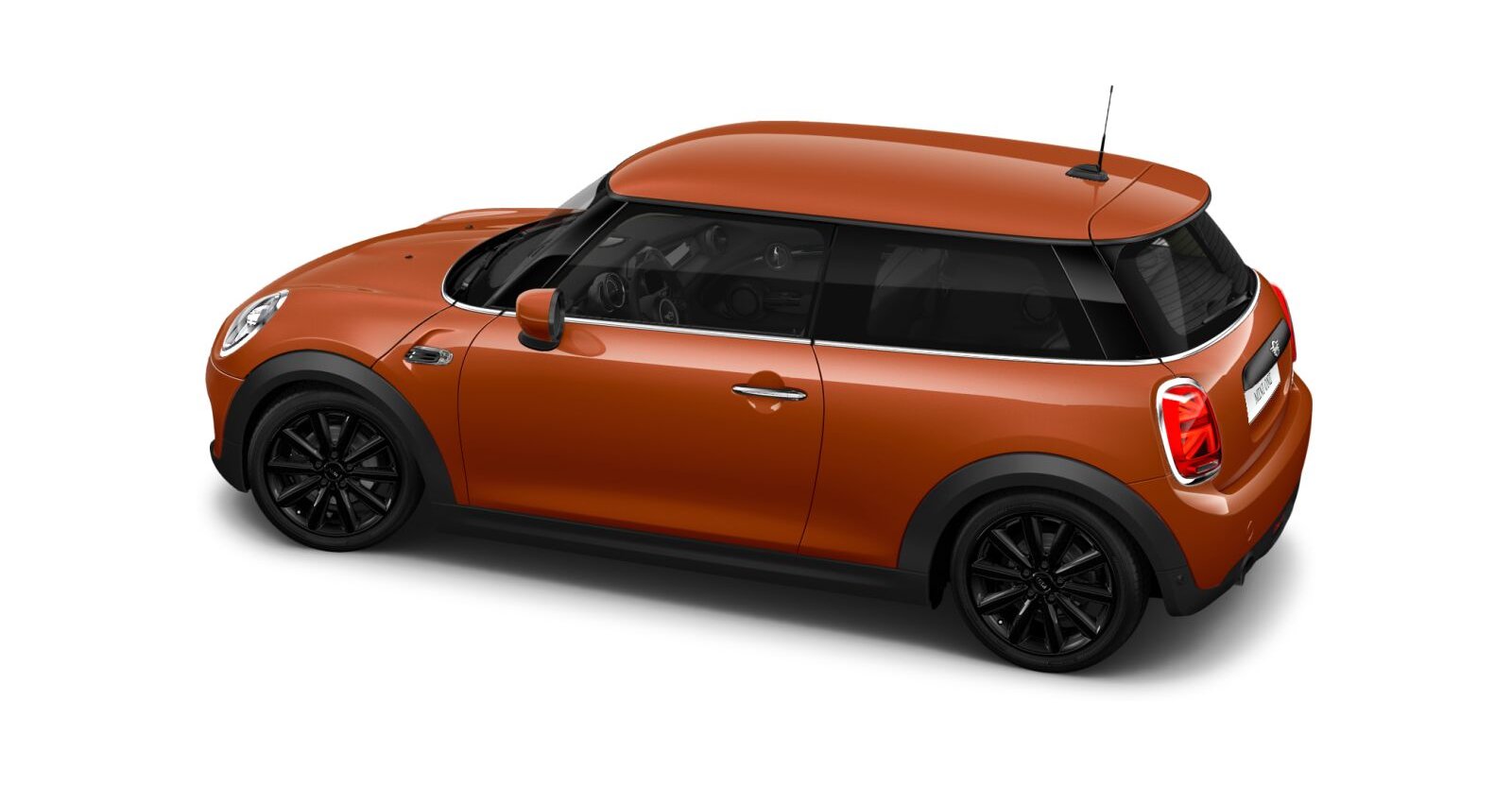 MINI MINI 3-Türer in Orange von hinten MINI MINI 3-Türer in Orange von hinten