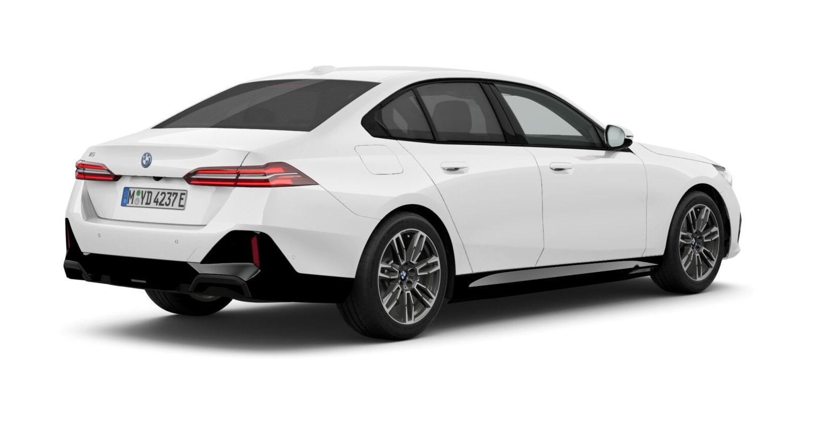 BMW BMW I in Weiß von hinten