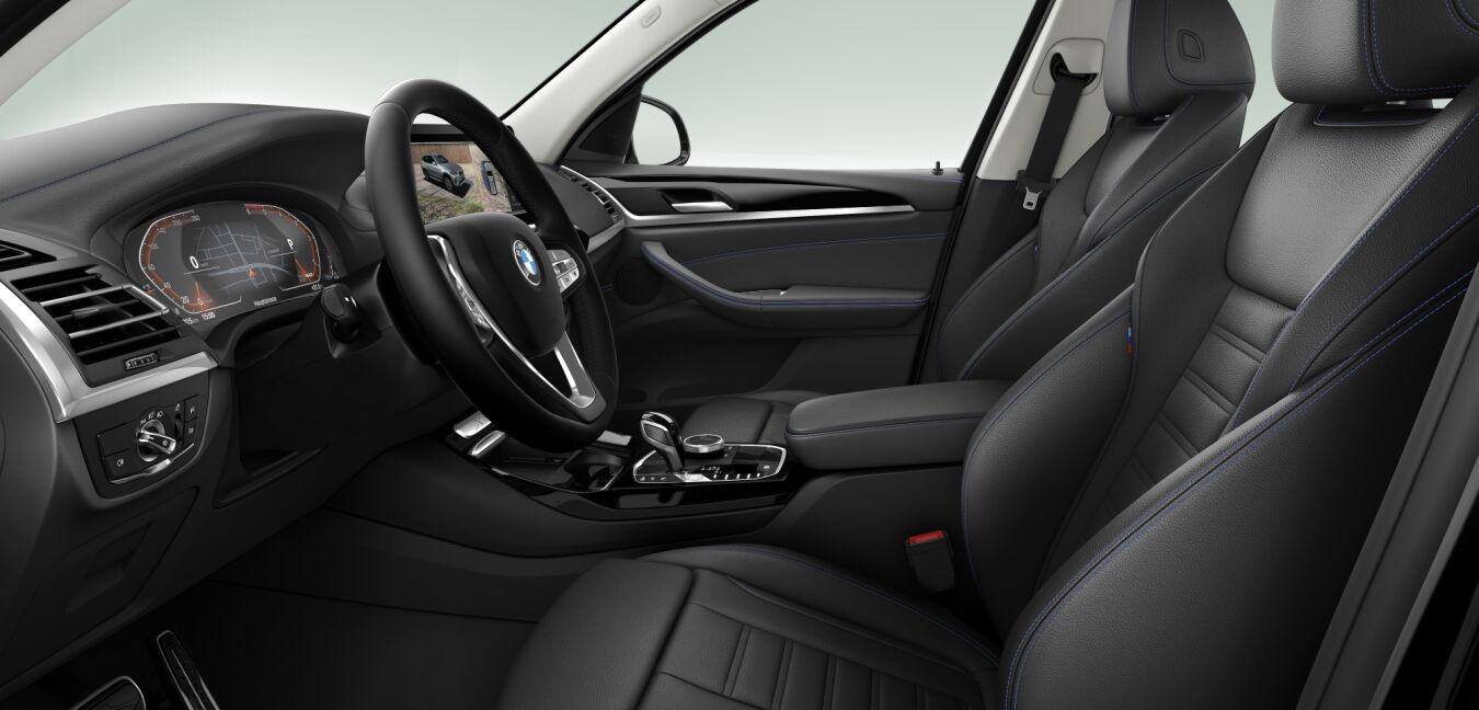BMW BMW X im Innenraum seitlich