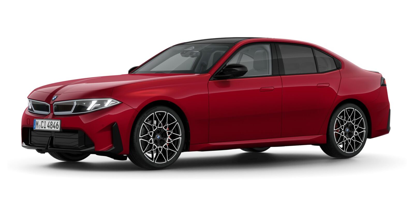 BMW BMW 3er in Rot von vorne