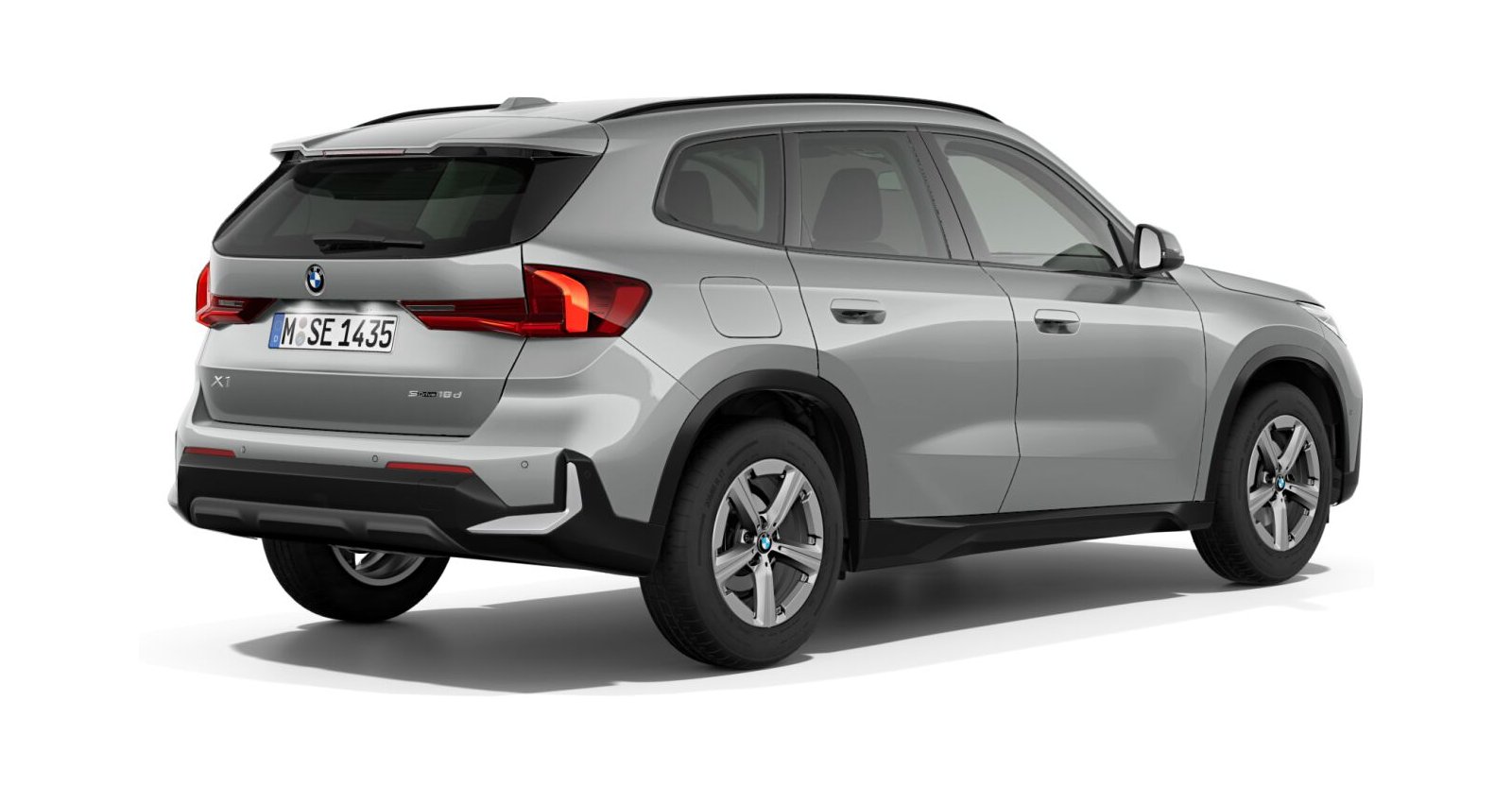 BMW BMW X in Grau von hinten