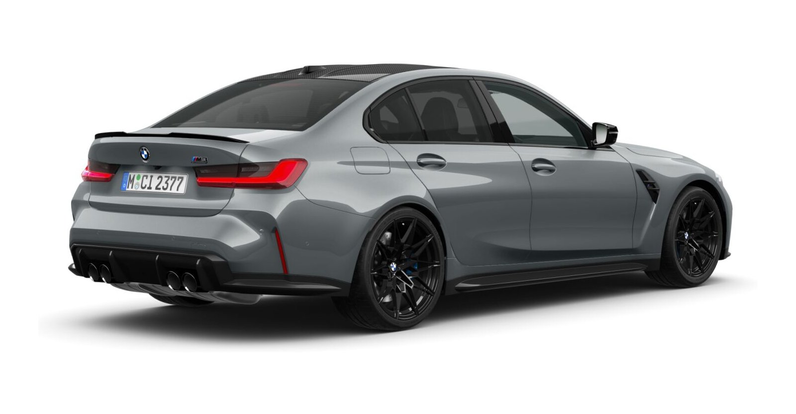 BMW BMW M in Grau von hinten
