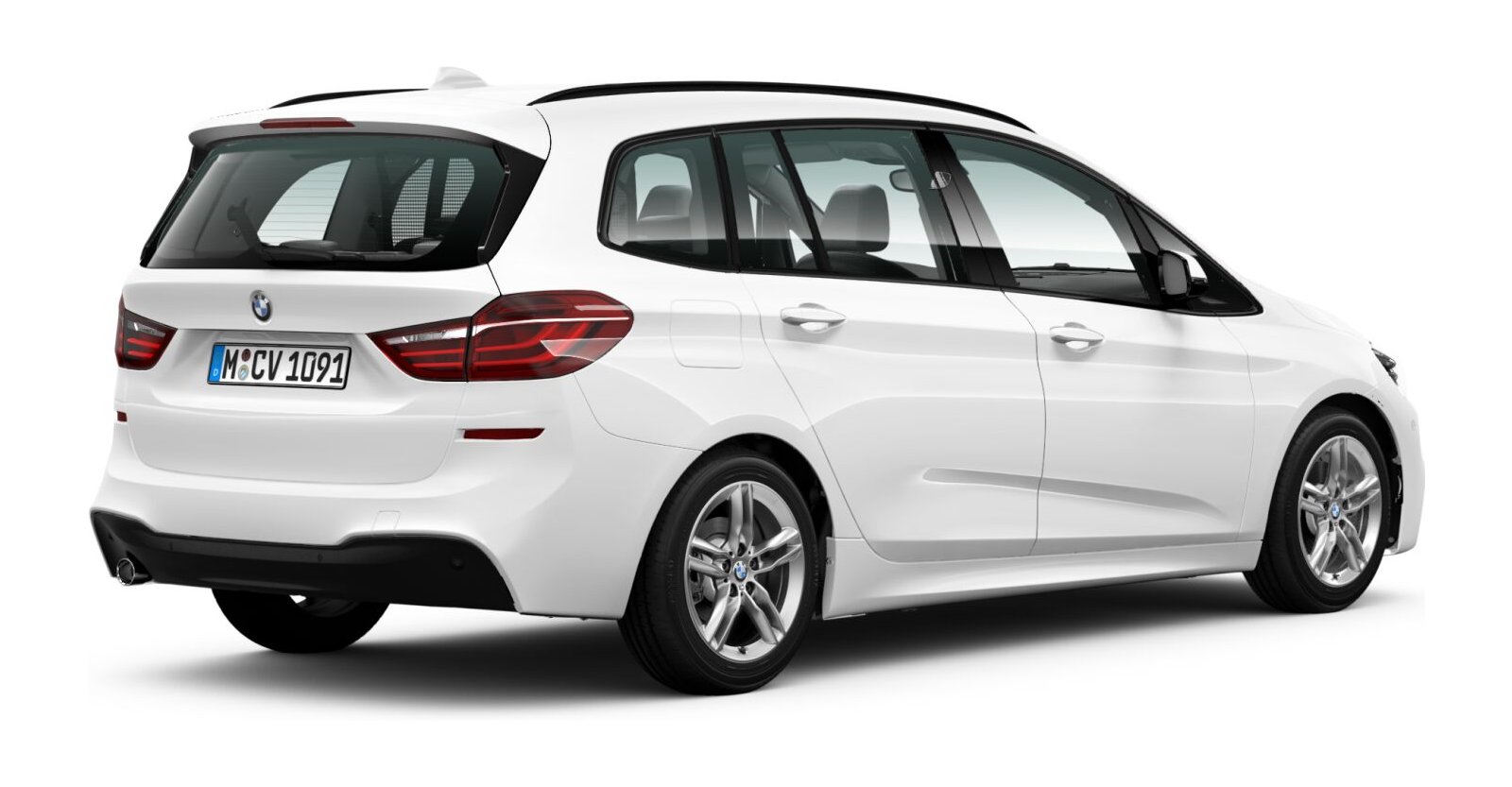 BMW BMW 2er in Weiß von hinten BMW BMW 2er in Weiß von hinten