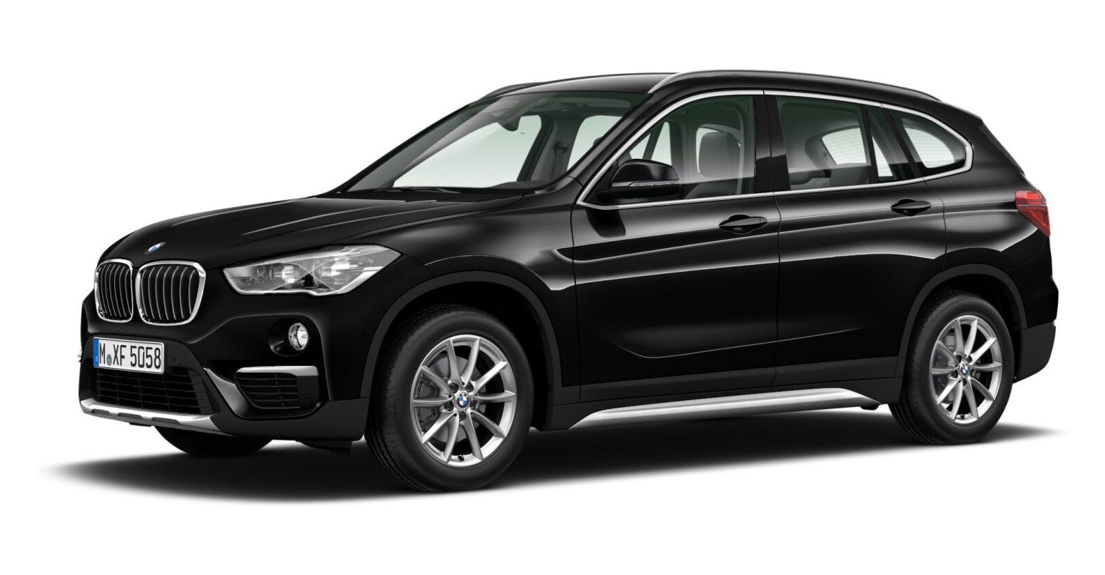 BMW BMW X in Schwarz von vorne