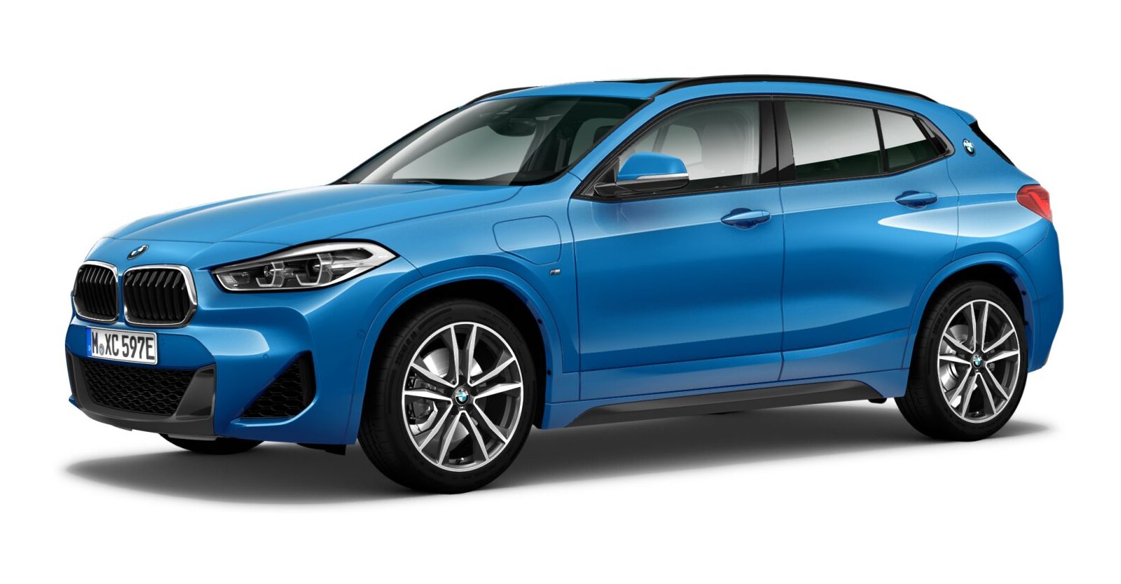 BMW BMW X in Blau von vorne BMW BMW X in Blau von vorne