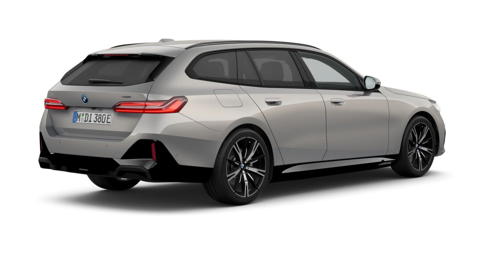 BMW BMW I in Grau von hinten