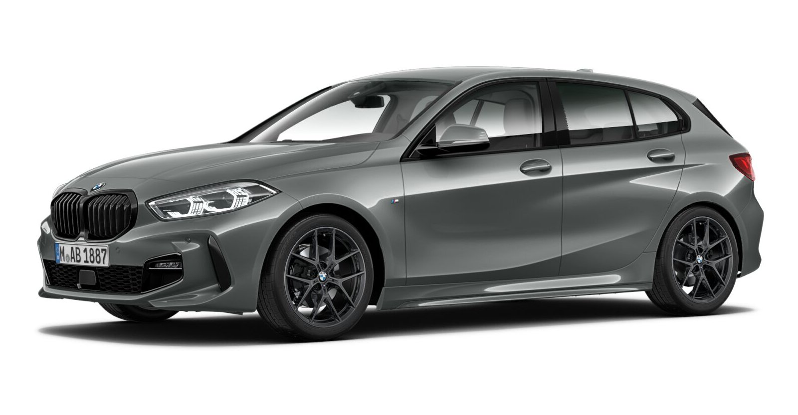 BMW BMW 1er in Grau von vorne