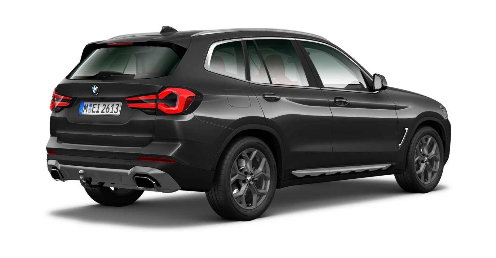 BMW BMW X in Grau von hinten BMW BMW X in Grau von hinten