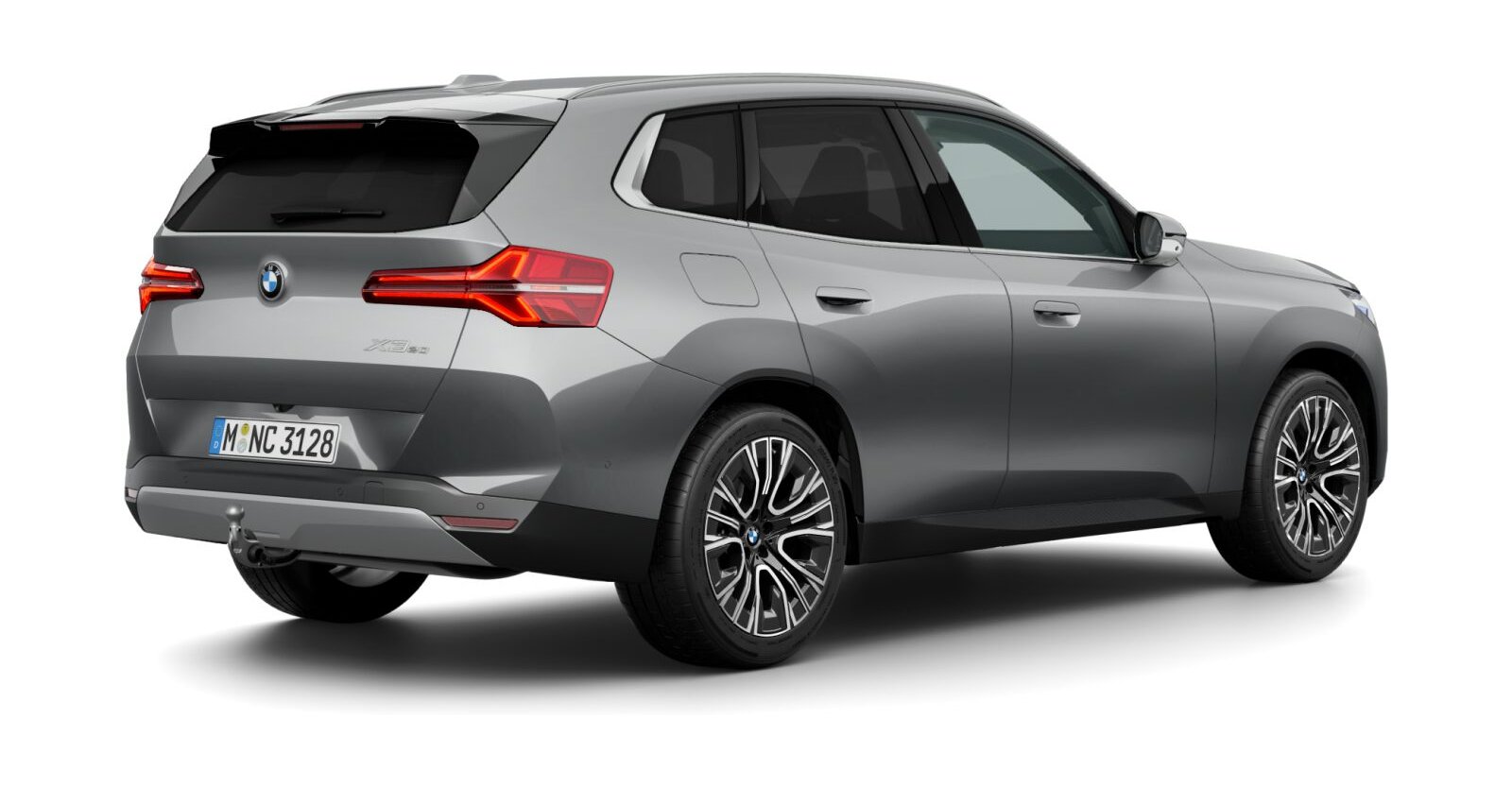 BMW BMW X in Grau von hinten
