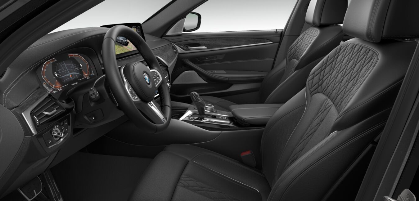 BMW BMW 5er im Innenraum seitlich