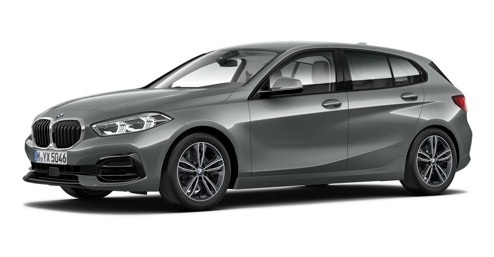 BMW BMW 1er in Grau von vorne BMW BMW 1er in Grau von vorne
