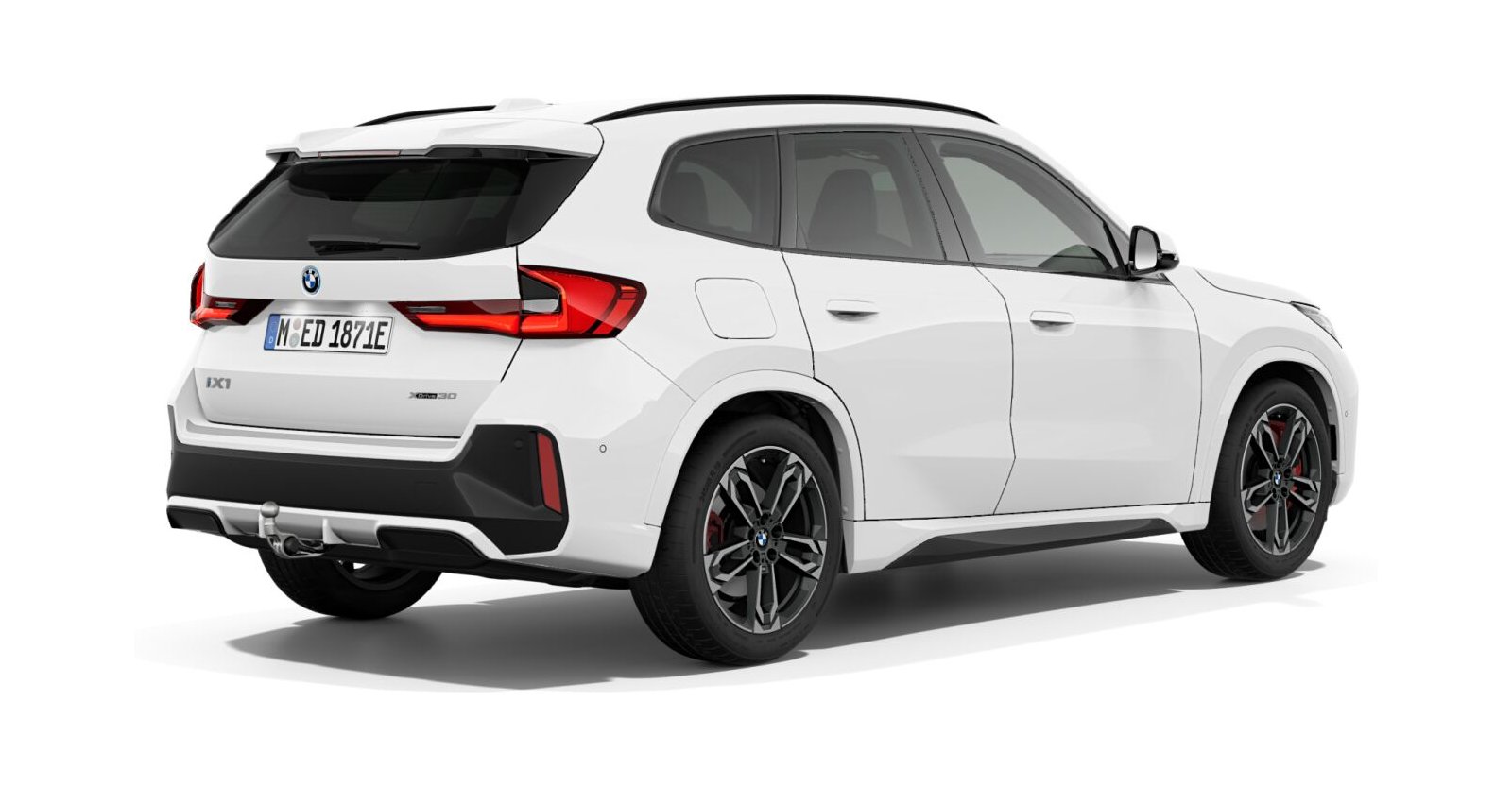 BMW BMW I in Weiß von hinten