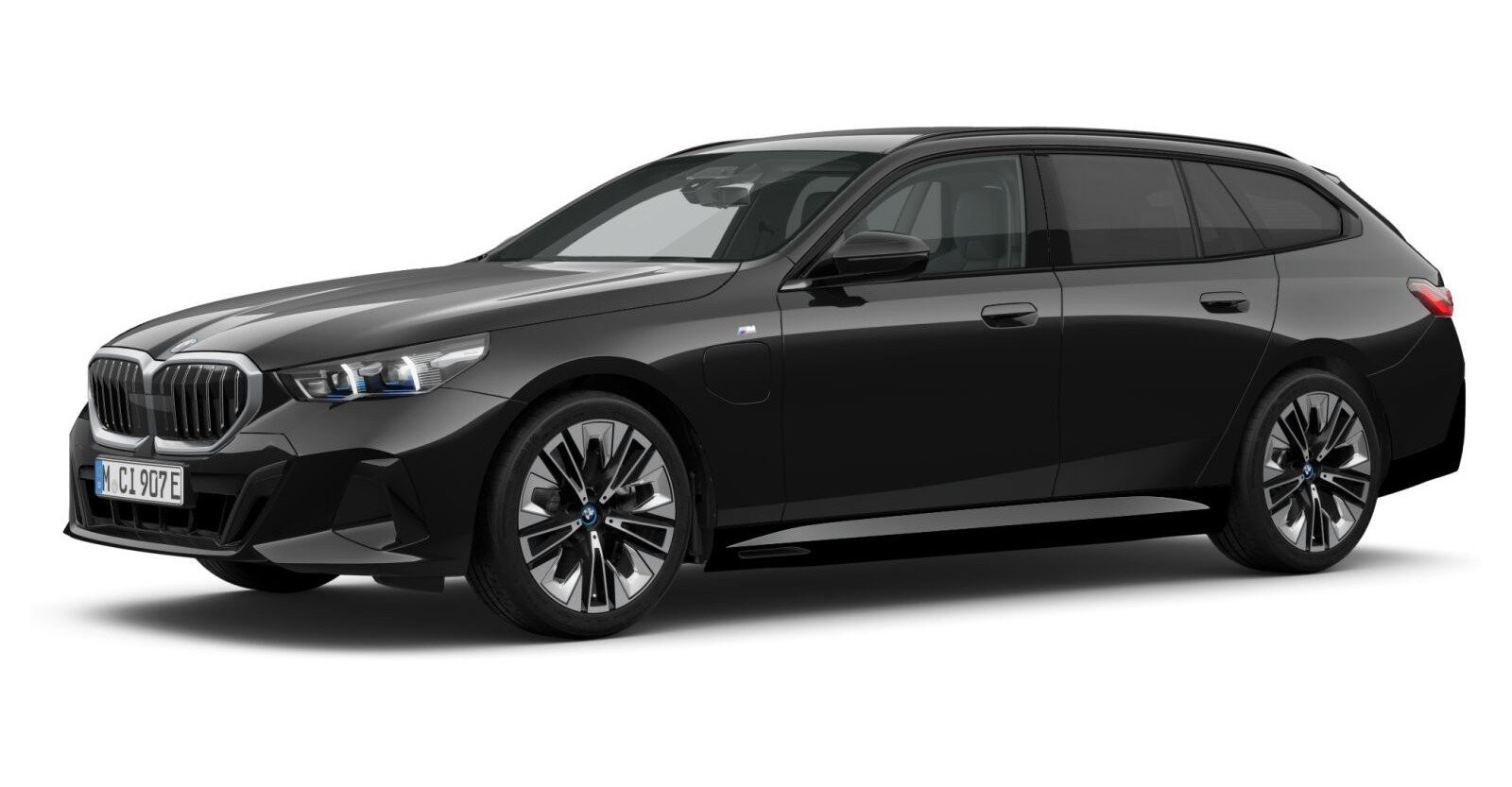 BMW BMW 5er in Schwarz von vorne BMW BMW 5er in Schwarz von vorne