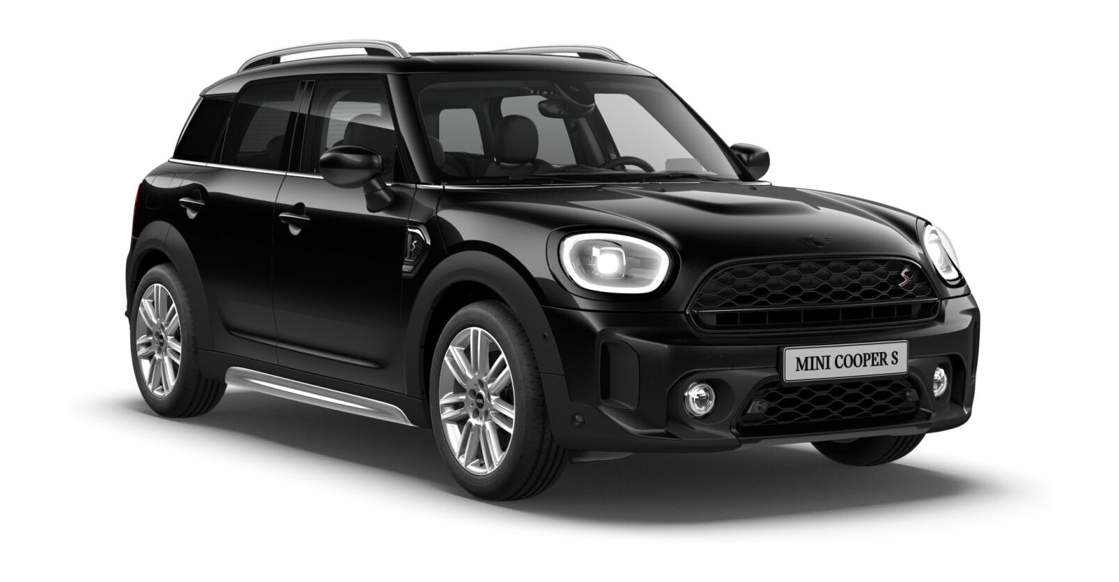MINI Cooper S Countryman ALL4 in Schwarz von vorne