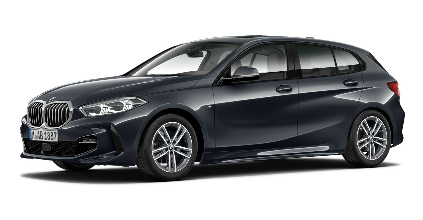 BMW BMW 1er in Grau von vorne BMW BMW 1er in Grau von vorne