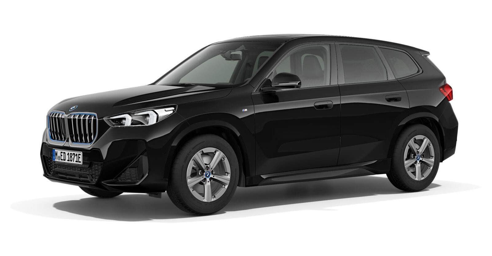 BMW BMW I in Schwarz von vorne