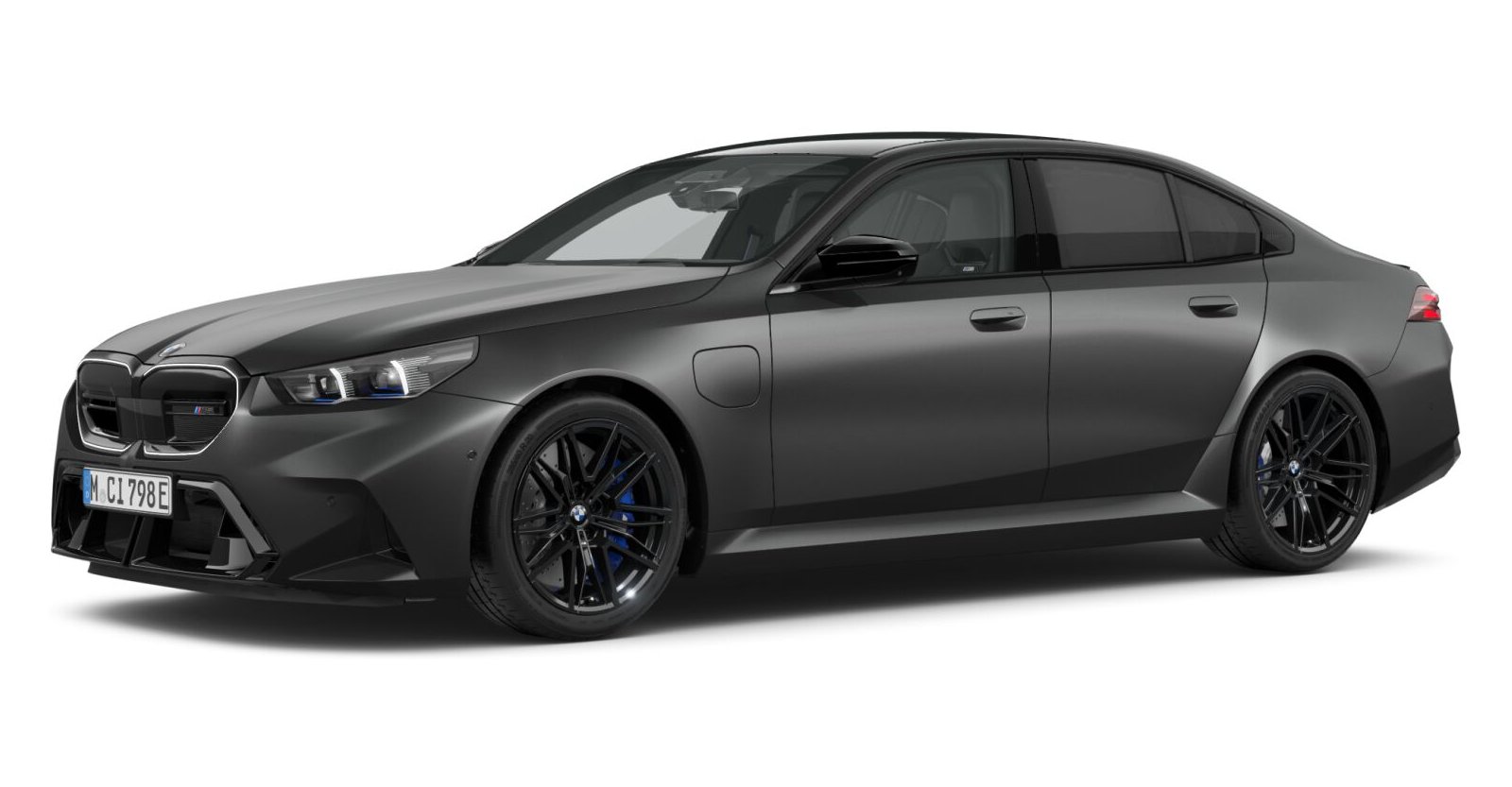 BMW M5 Limousine in Grau von vorne BMW M5 Limousine in Grau von vorne