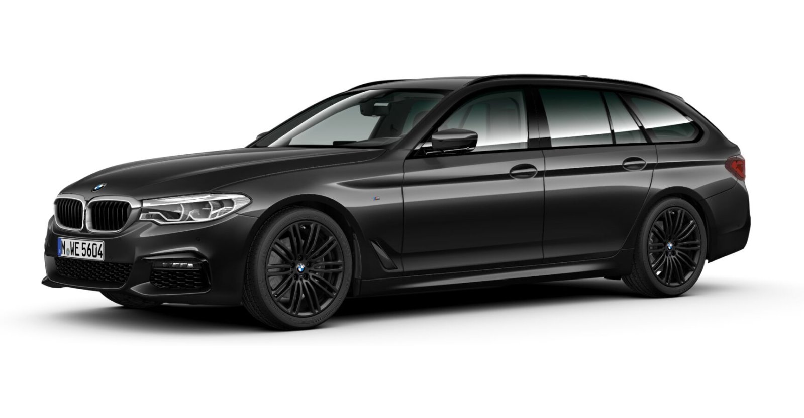 BMW BMW 5er in Grau von vorne