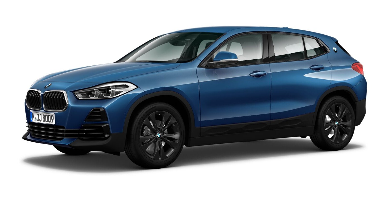 BMW BMW X in Blau von vorne BMW BMW X in Blau von vorne