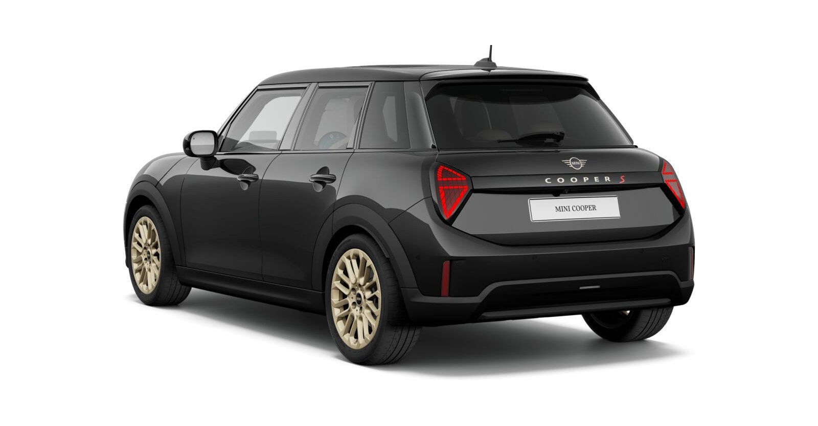 MINI MINI 5-Türer in Schwarz von hinten MINI MINI 5-Türer in Schwarz von hinten