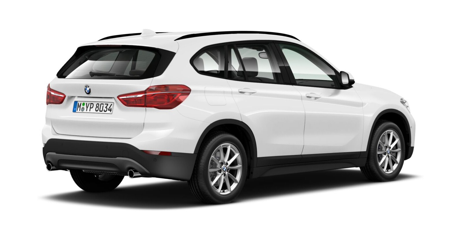 BMW BMW X in Weiß von hinten