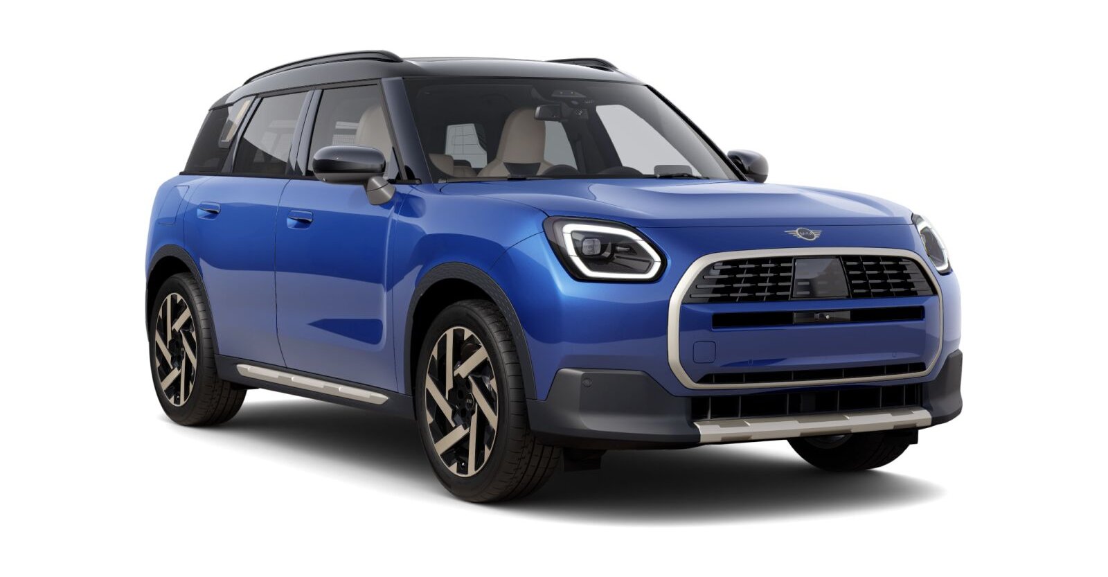 MINI MINI Countryman in Blau von vorne