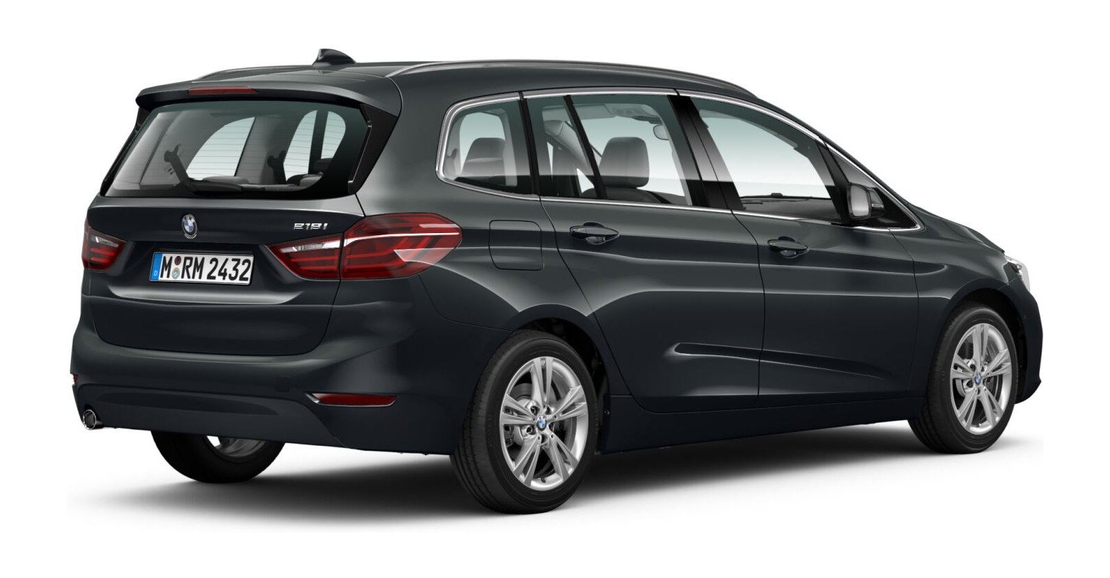 BMW BMW 2er in Grau von hinten BMW BMW 2er in Grau von hinten