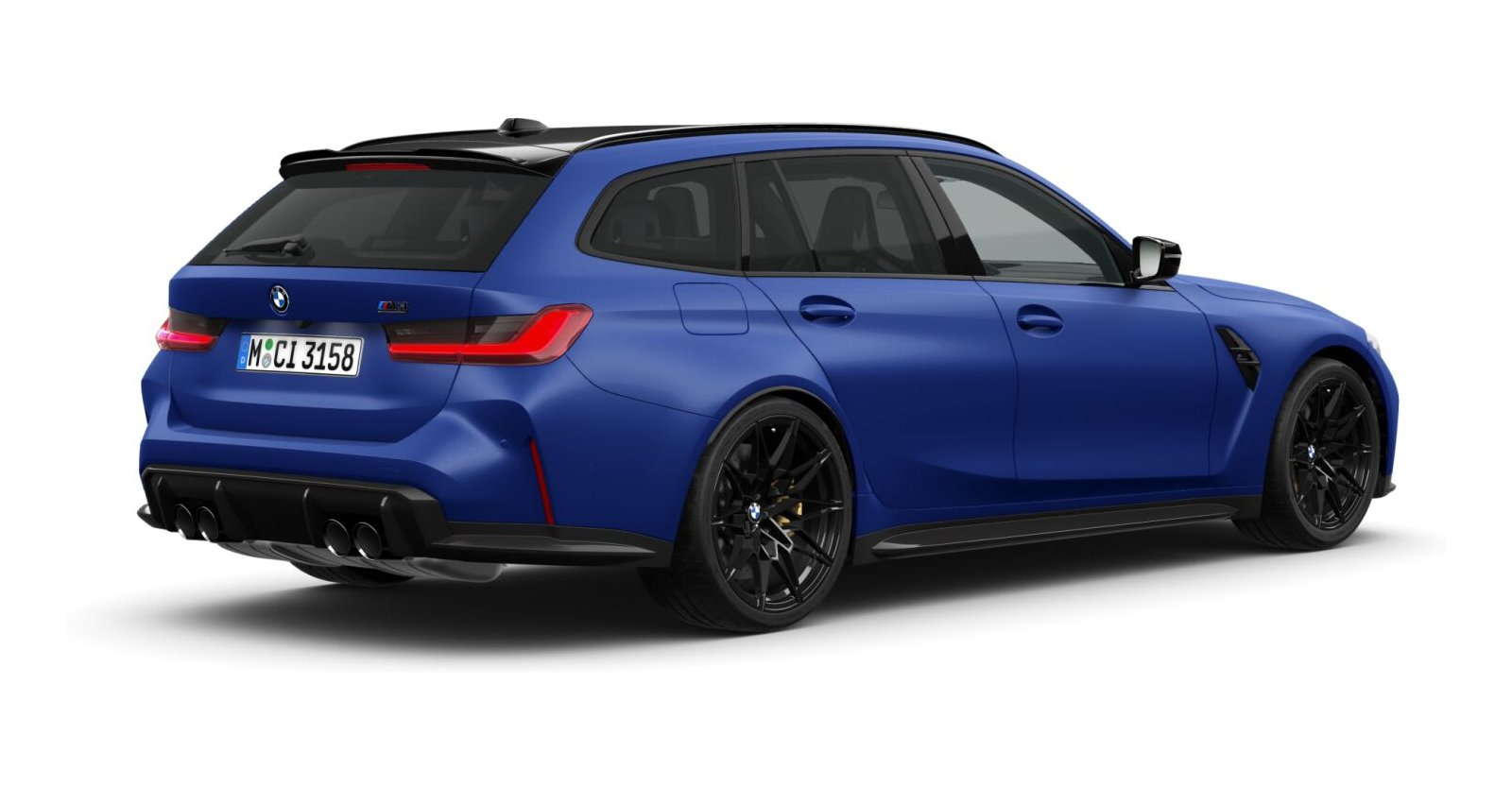 BMW BMW M in Blau von hinten BMW BMW M in Blau von hinten