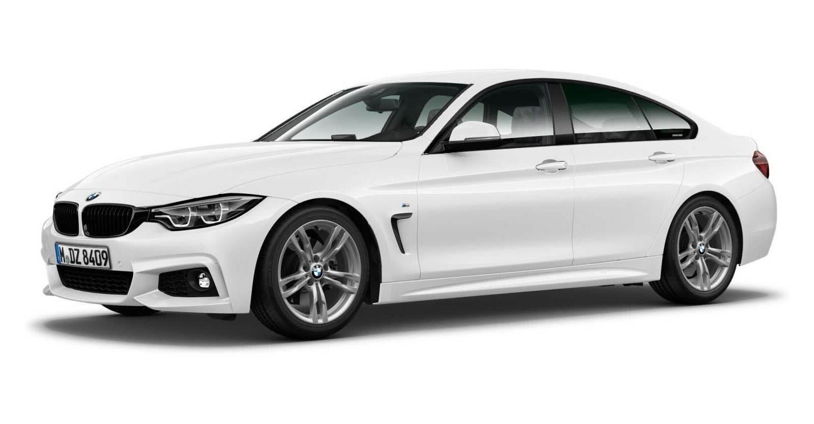 BMW BMW 4er in Weiß von vorne