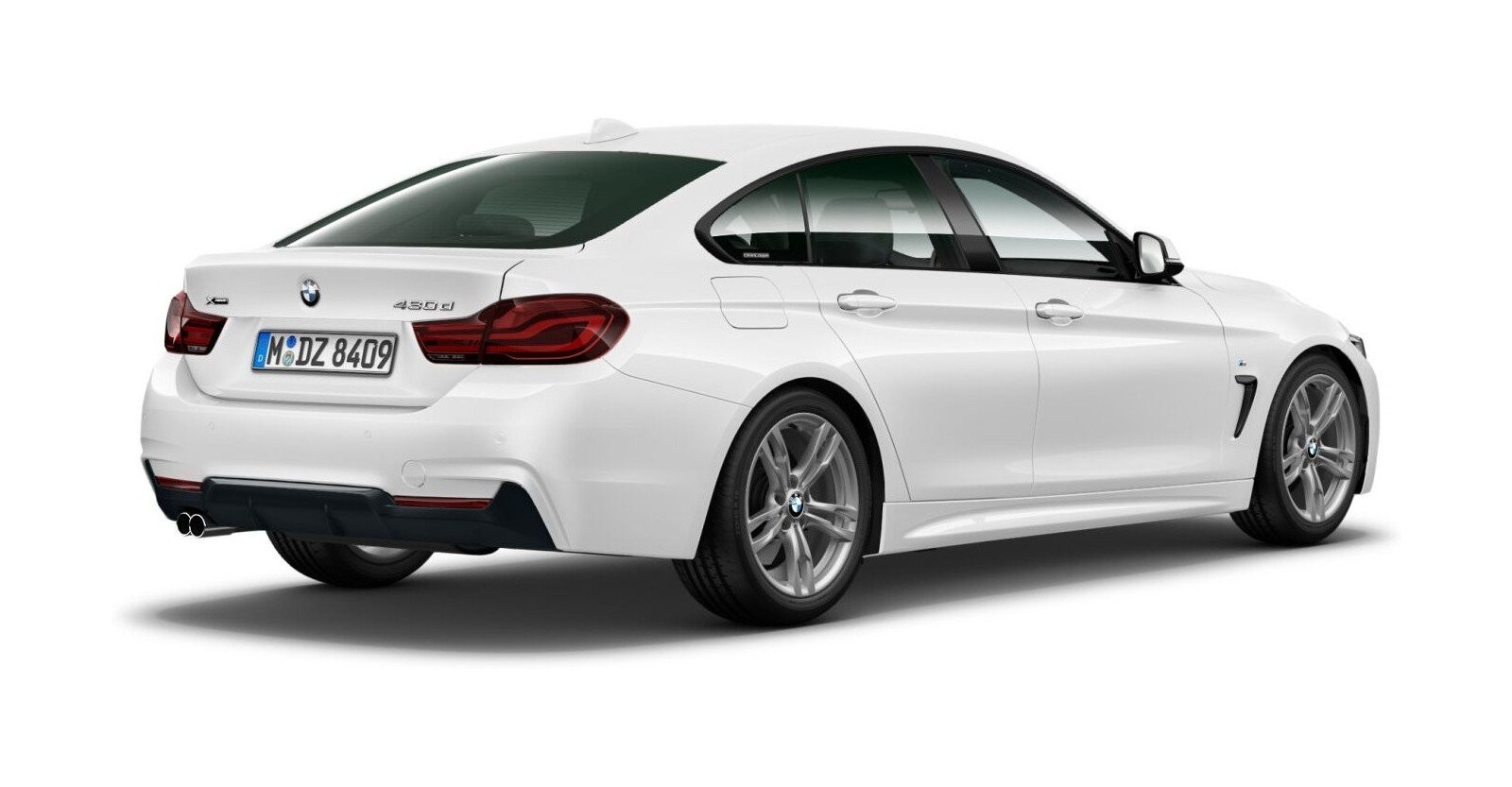 BMW BMW 4er in Weiß von hinten