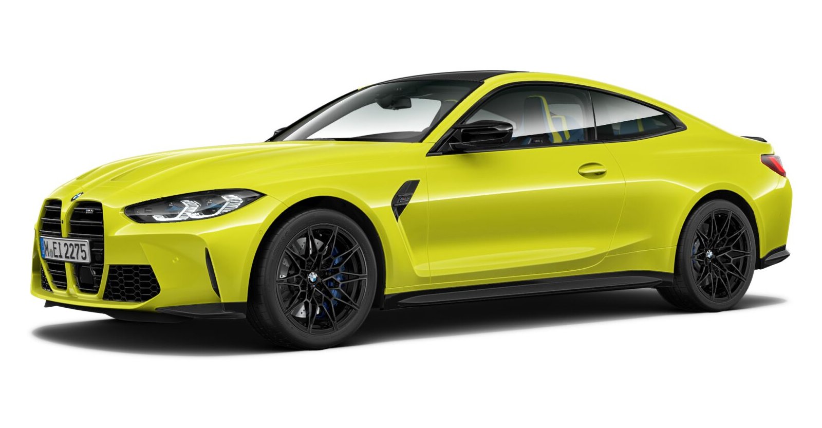 BMW BMW M in Gelb von vorne