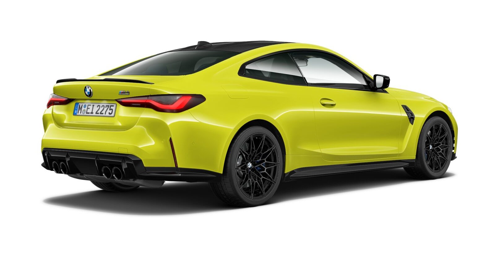 BMW BMW M in Gelb von hinten
