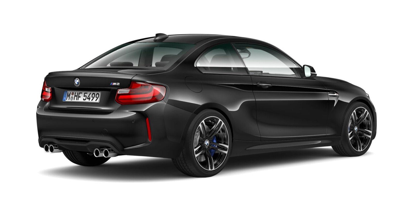 BMW BMW M in Schwarz von hinten BMW BMW M in Schwarz von hinten