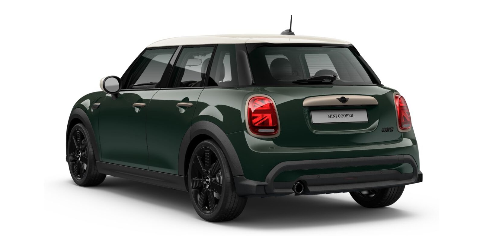 MINI MINI 5-Türer in Grün von hinten