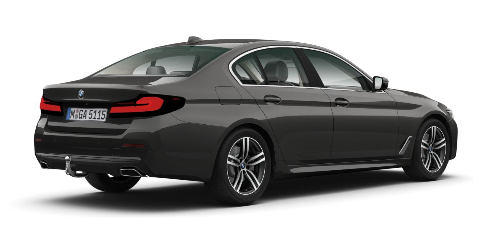 BMW BMW 5er in Grau von hinten BMW BMW 5er in Grau von hinten