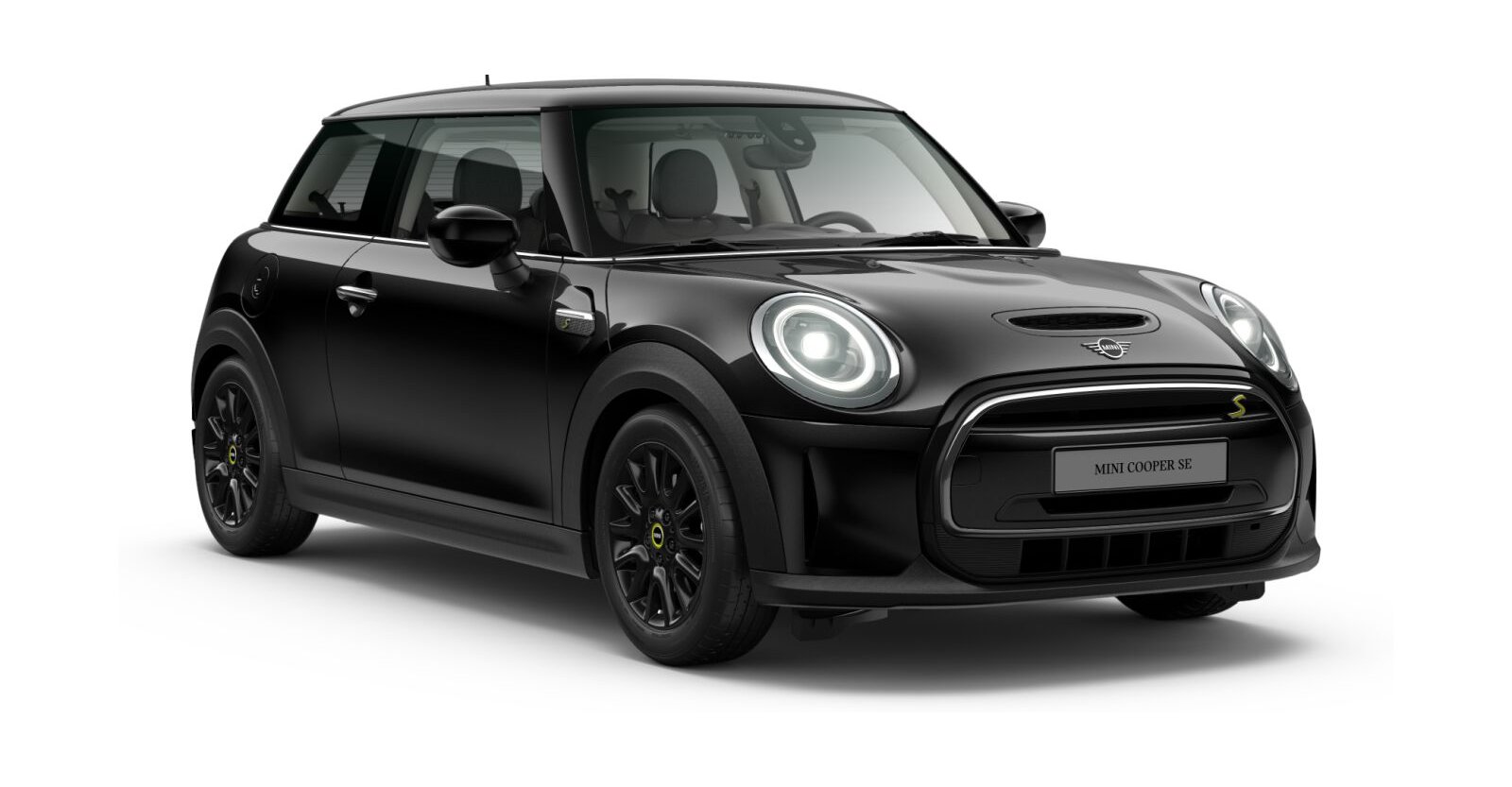 MINI MINI 3-Türer in Schwarz von vorne MINI MINI 3-Türer in Schwarz von vorne