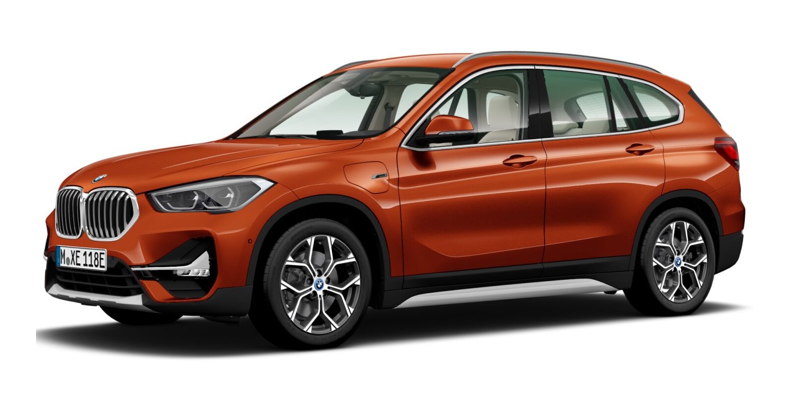 BMW BMW X in Orange von vorne BMW BMW X in Orange von vorne