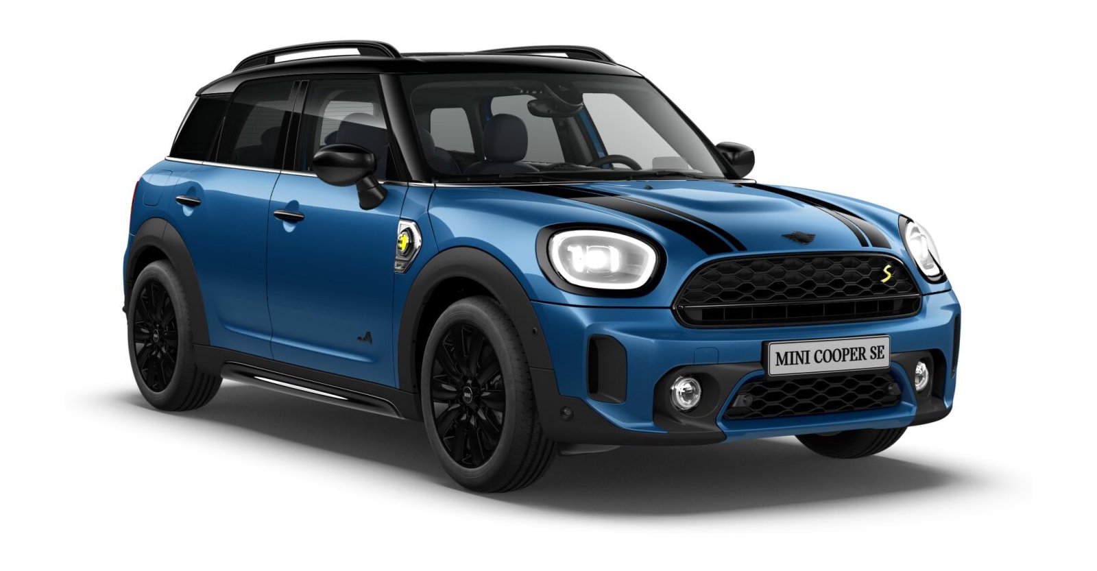 MINI MINI Countryman in Blau von vorne