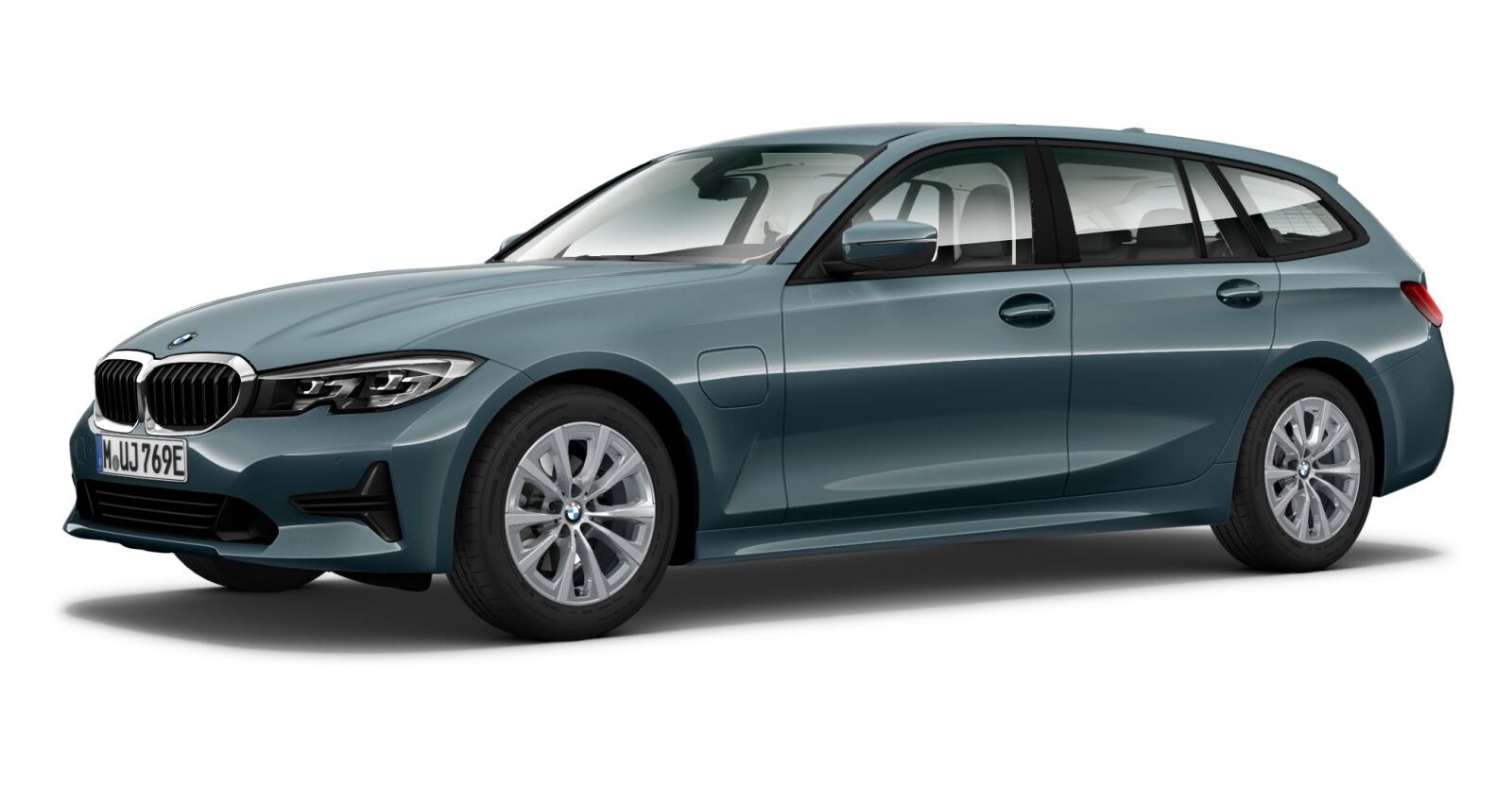 BMW BMW 3er in Blau von vorne BMW BMW 3er in Blau von vorne