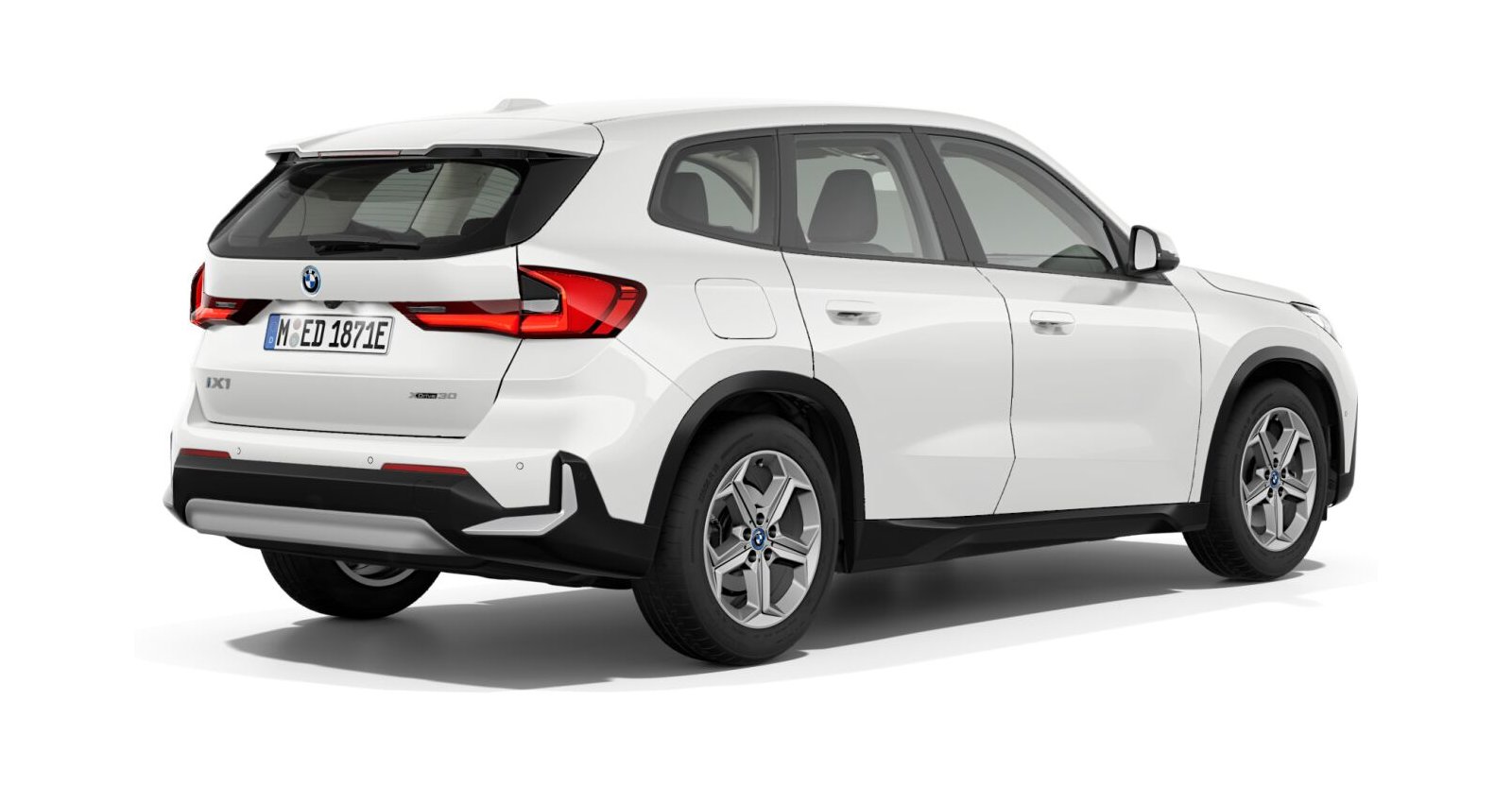 BMW BMW I in Weiß von hinten