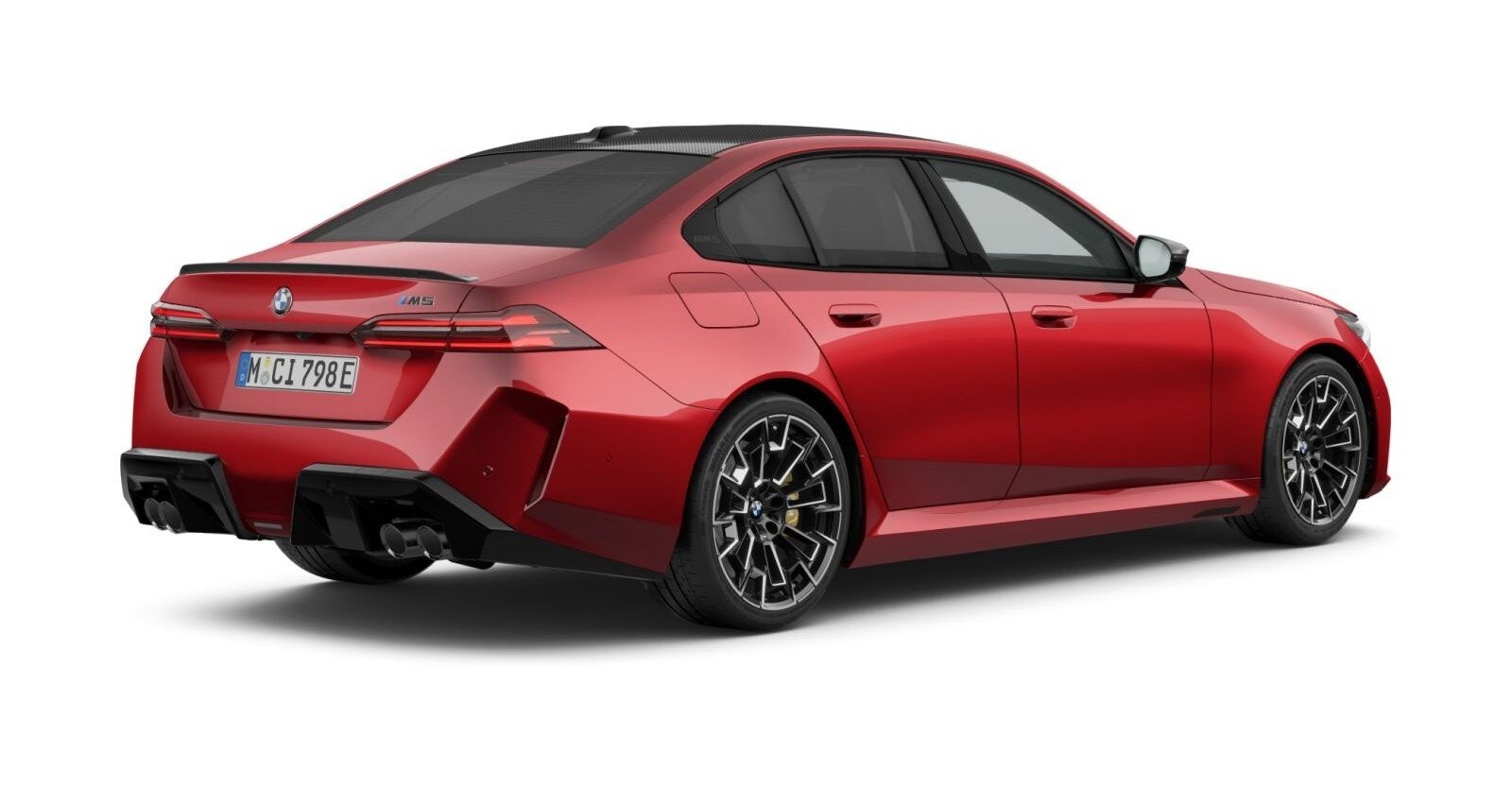 BMW BMW M in Rot von hinten BMW BMW M in Rot von hinten