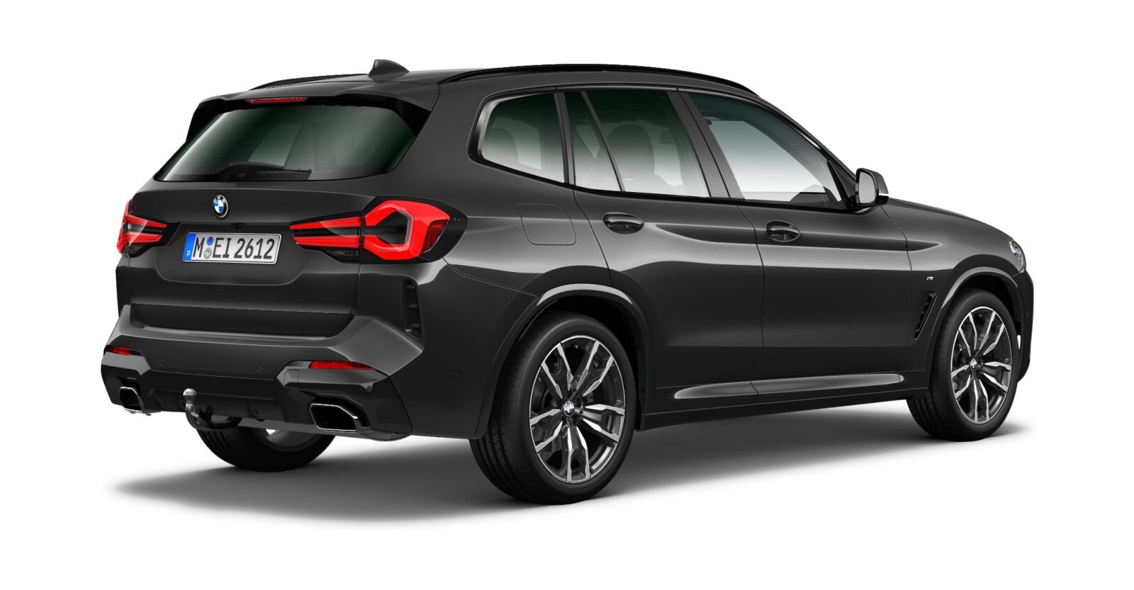 BMW BMW X in Grau von hinten BMW BMW X in Grau von hinten