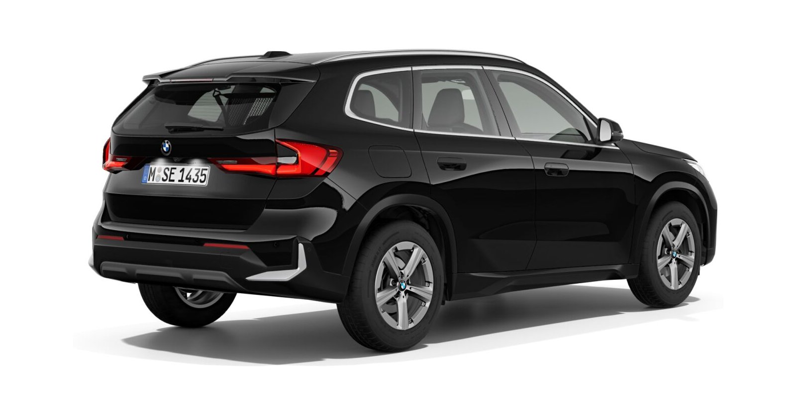 BMW BMW X in Schwarz von hinten BMW BMW X in Schwarz von hinten