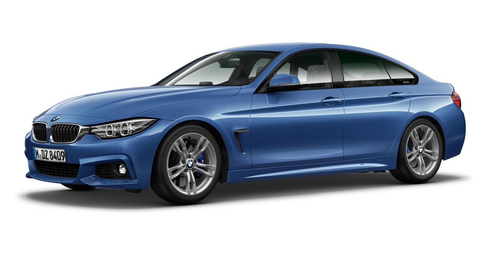BMW BMW 4er in Blau von vorne BMW BMW 4er in Blau von vorne