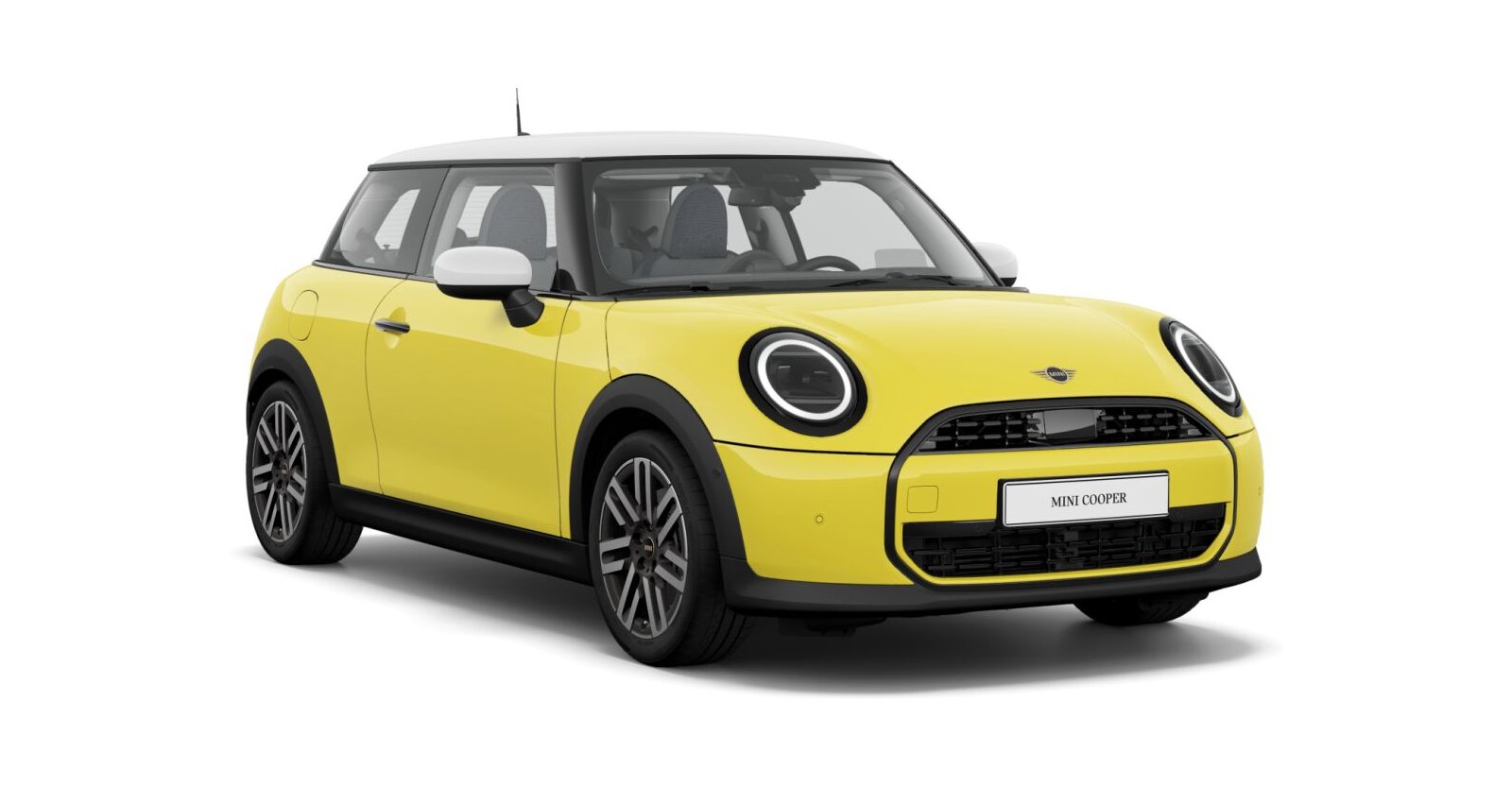 MINI MINI 3-Türer in Gelb von vorne