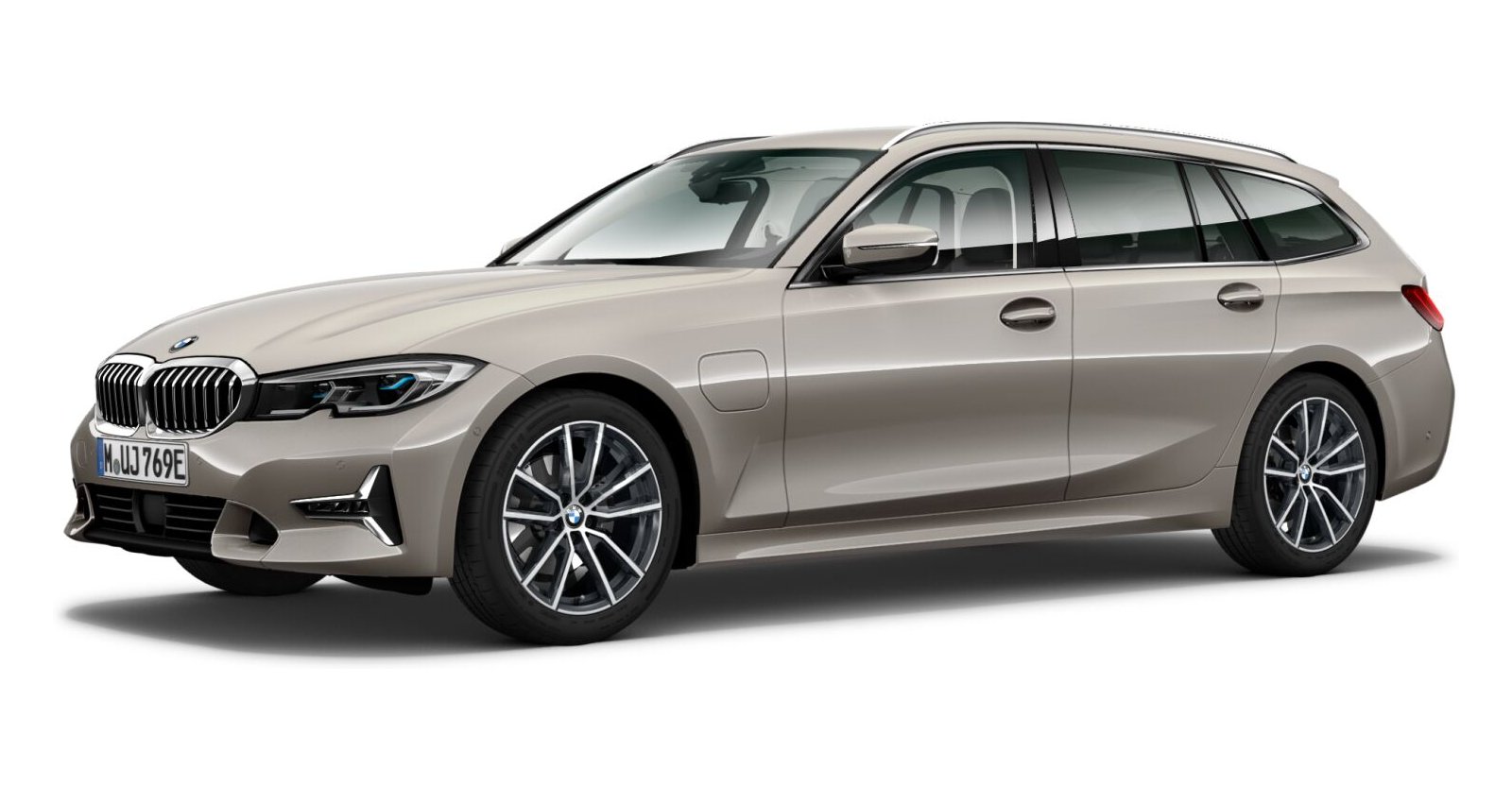 BMW BMW 3er in Grau von vorne BMW BMW 3er in Grau von vorne