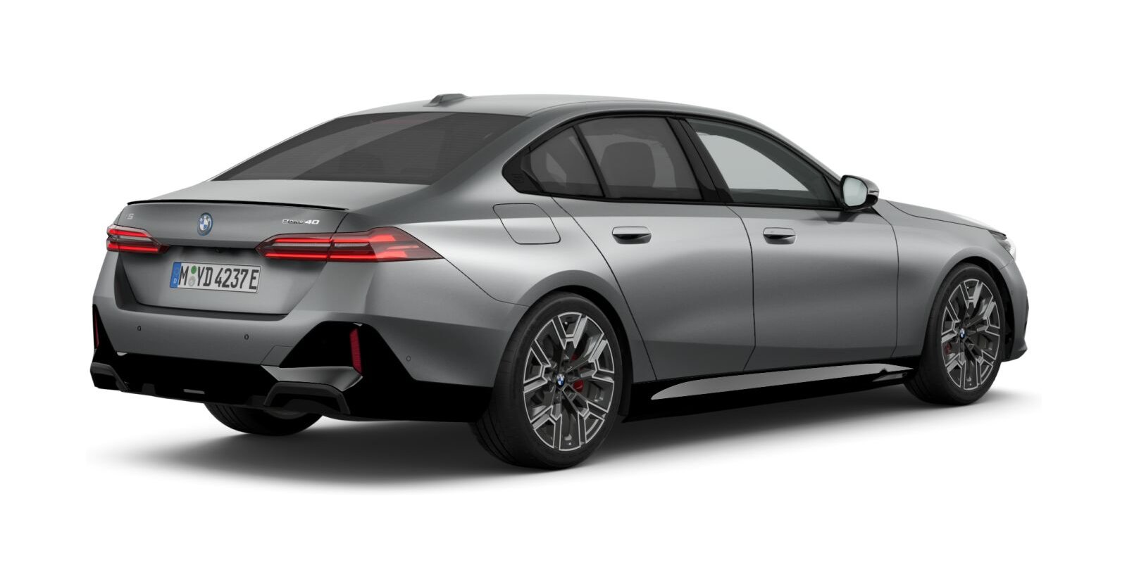 BMW BMW I in Grau von hinten