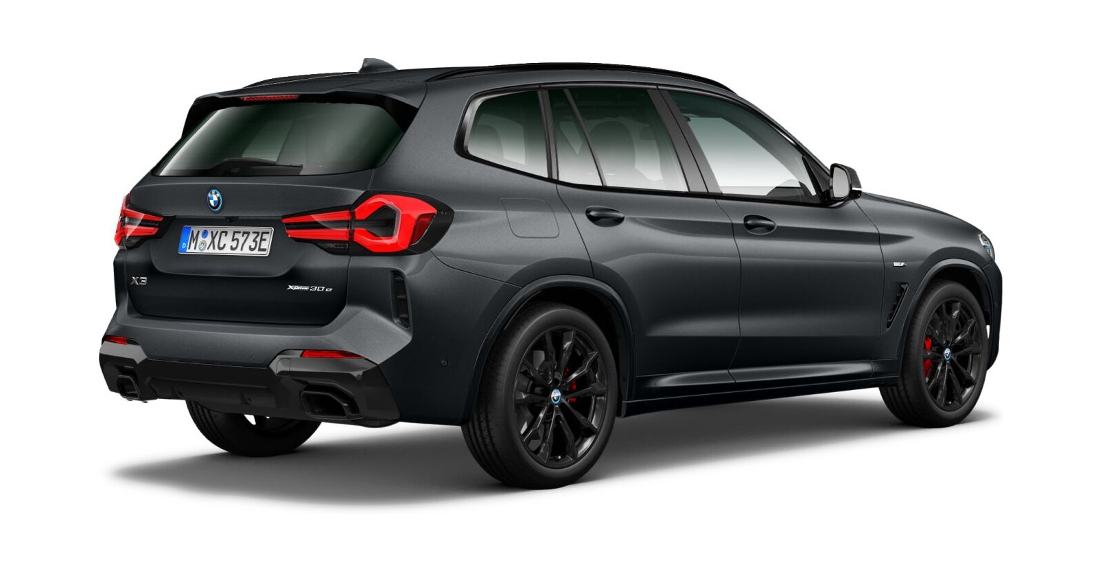 BMW BMW X in Grau von hinten