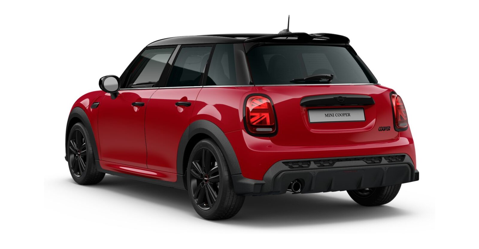 MINI MINI 5-Türer in Rot von hinten