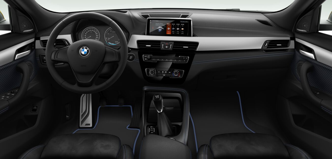 BMW BMW X im Innenraum von vorne